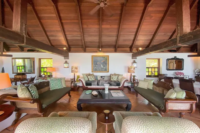 Interior of Villa Chanticleer