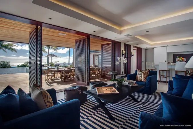Villa Blanc Bleu Intérieur