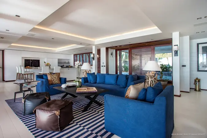Maison Blanc Bleu - Intérieur