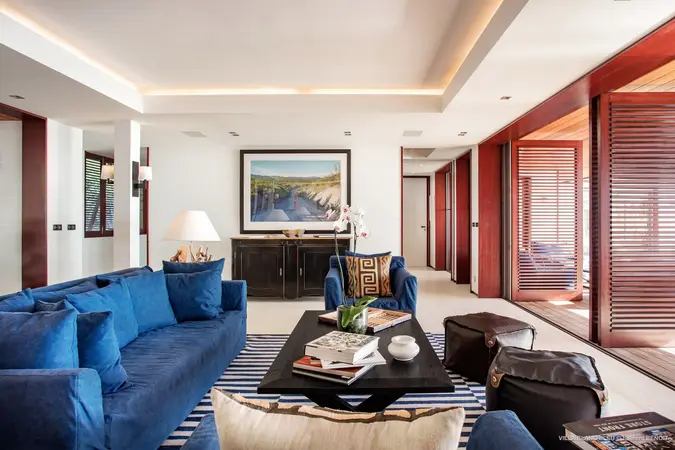 Maison Blanc Bleu - Intérieur