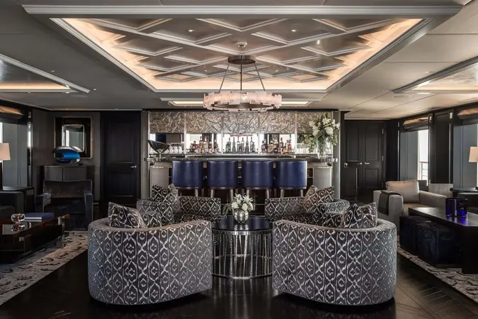 An interior of moody splendor