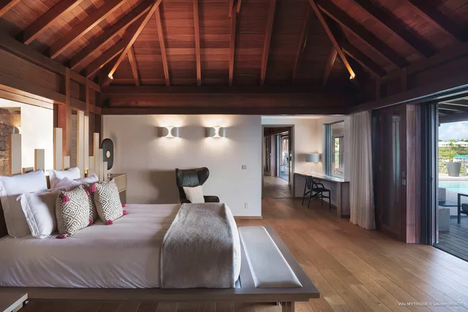 Style Unique dans les Chambres de la Villa Mythique