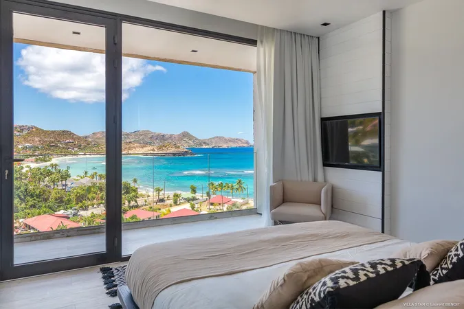 Bedrooms of Villa Star in St Barts